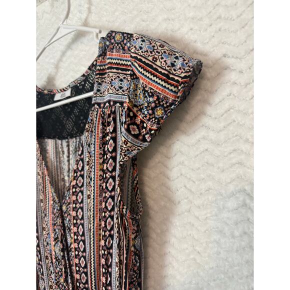 BN #8 Joe B romper, size small Boho/Tribal Print Short Sleeve Romper - Picture 5 of 6